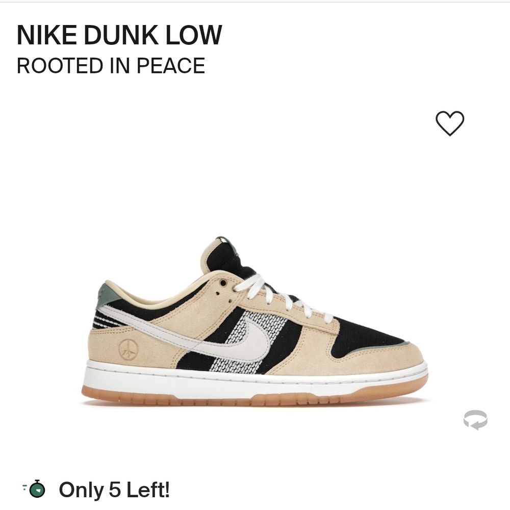 Nike Dunk Low Rooted In Peace